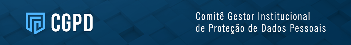 Banner com link para a página sobre a LGPD